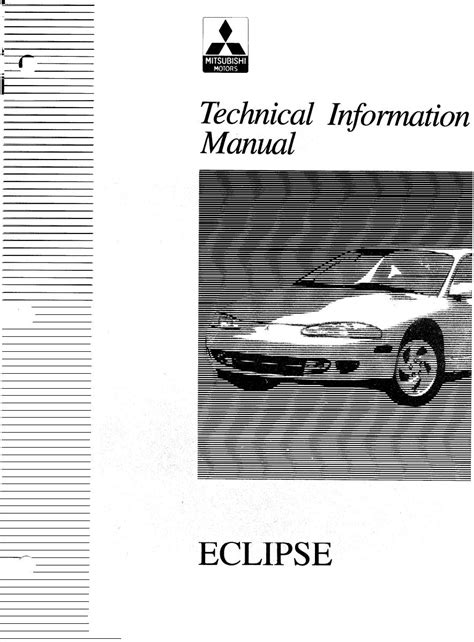 MITSUBISHI ECLIPSE TECHNICAL INFORMATION 